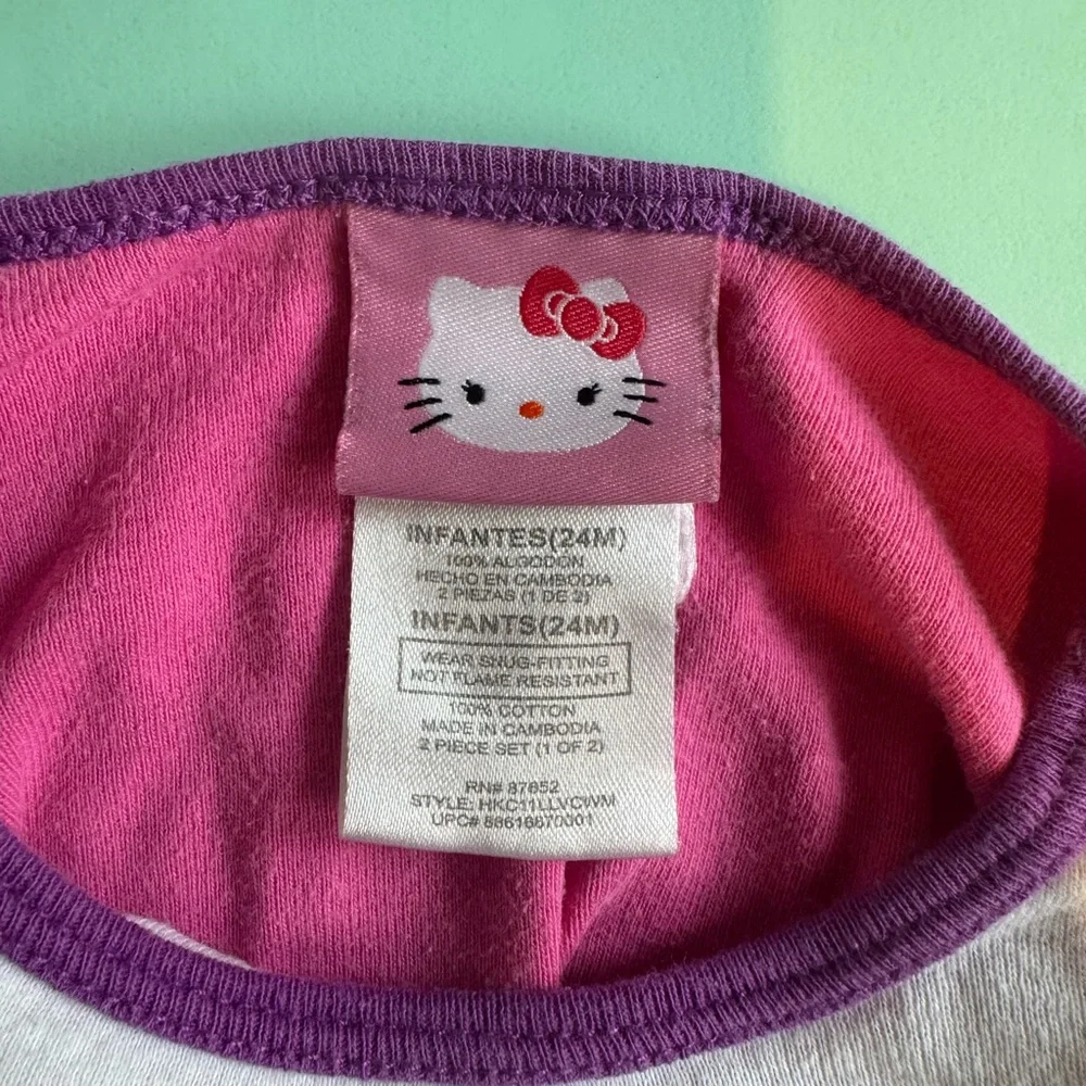 Girls Minnie, Daisy Duck & Hello Kitty Bundle of 4 - Size 2T -‎ Sleepers & PJs